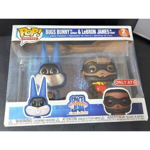 Space Jam Bugs Bunny Batman & Lebron James Robin Funko Pop 2 Pack Collectible